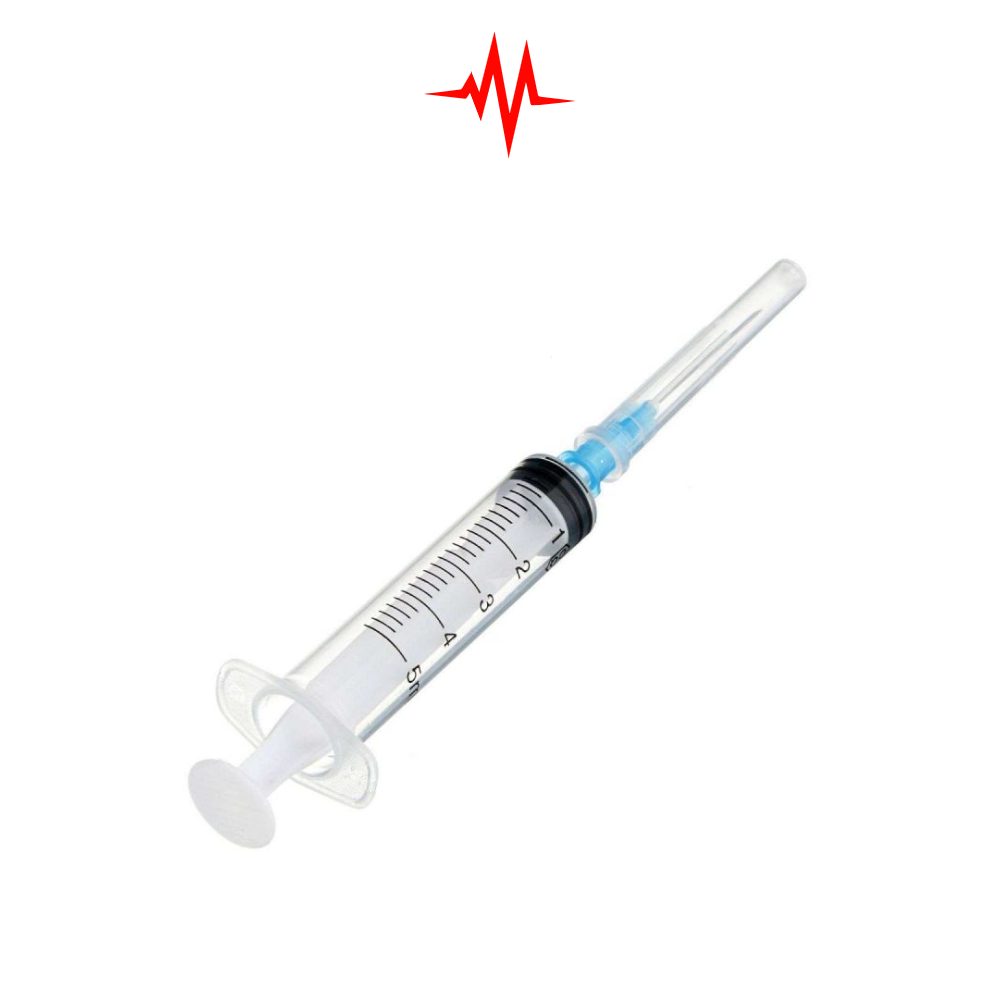Precision 5cc Disposable Syringe With Needle – 100pcs