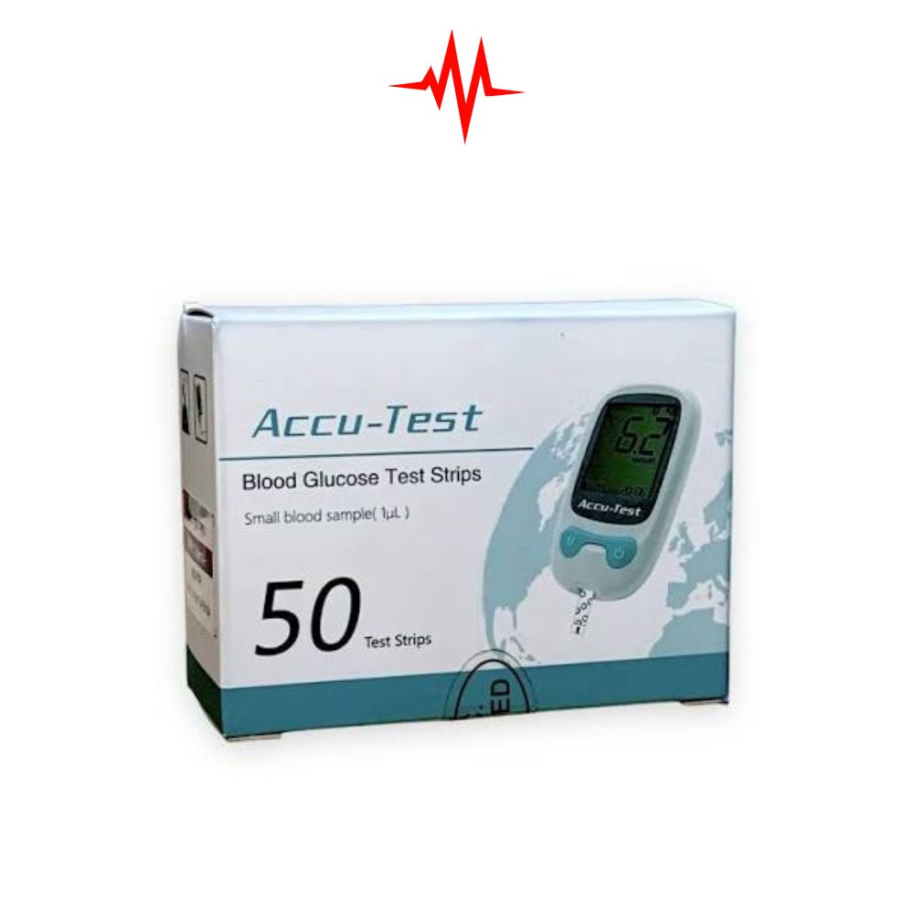 Precision Accu Test – 50 Piece Blood Glucose Strips