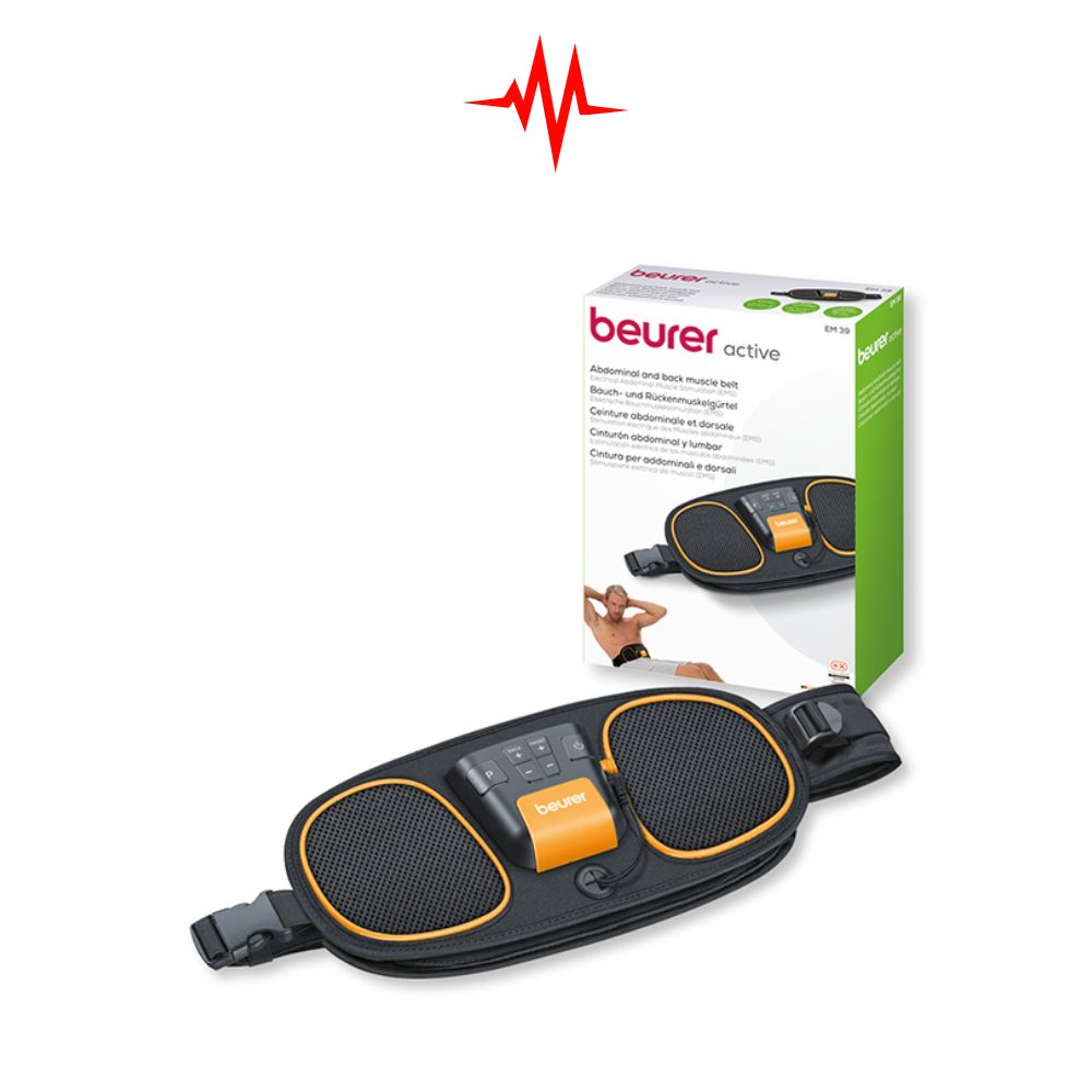 Precision Beurer EM 39 2-in-1 abdominal and back muscle belt