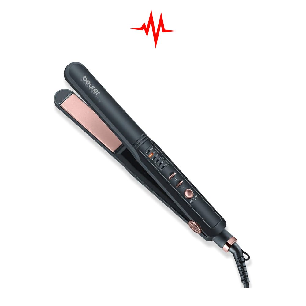 Precision Beurer Hair Straightener HS40 Variable Temperature Control