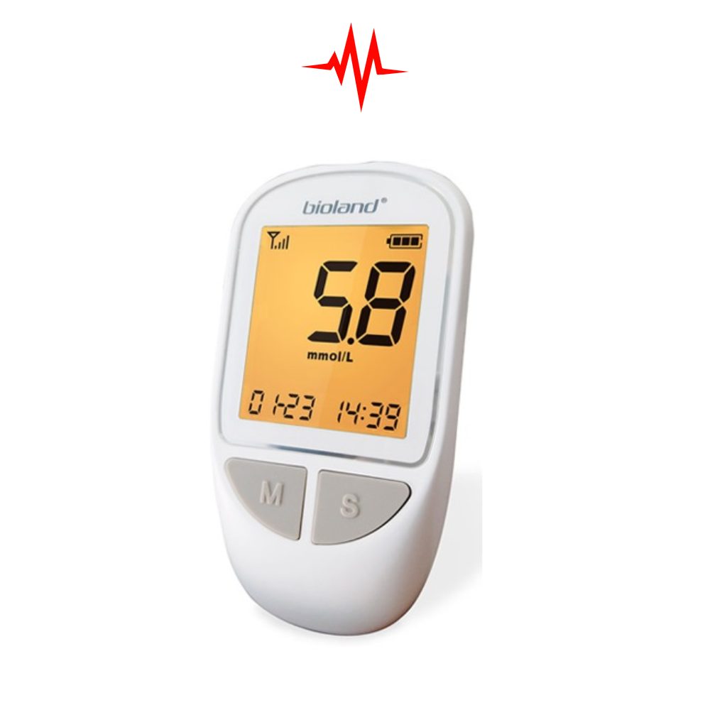 Bioland Advance Rechargeable Blood Glucose Digital BP Machine Kiting System