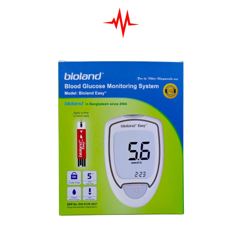 Bioland Blood Glucose Digital BP Machine Kiting System