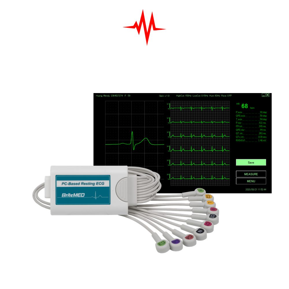 Precision BRITEMED PC Based 12 Channel ECG Machine