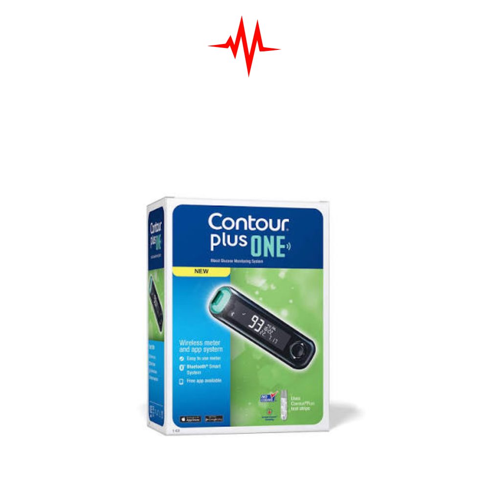 Contour Plus ONE Smart Blood Glucose Digital BP Machine Kiting System