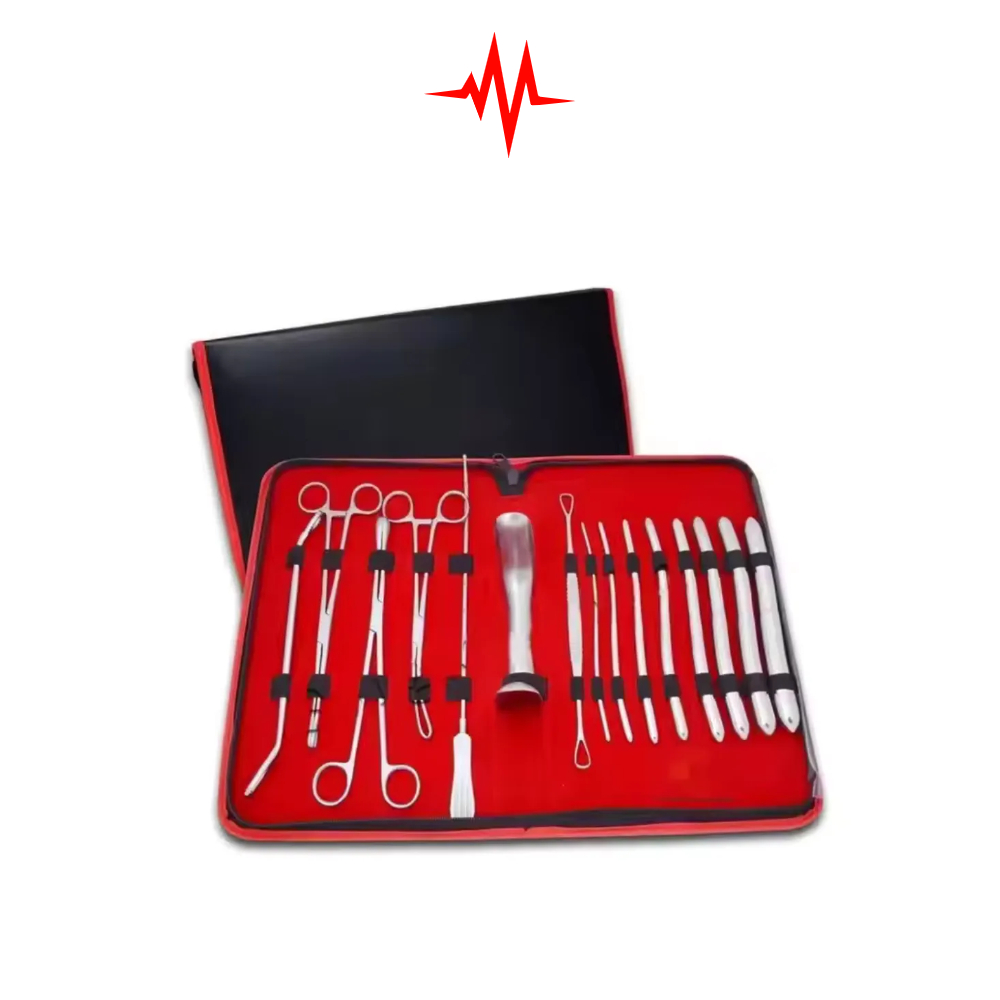 Dilation and Curettage (D & C) Surgical Instrument Set