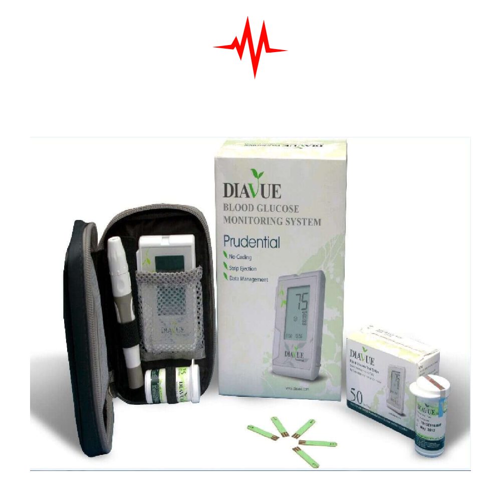 DIAVUE Prudential Glucose Digital BP Machine Kit