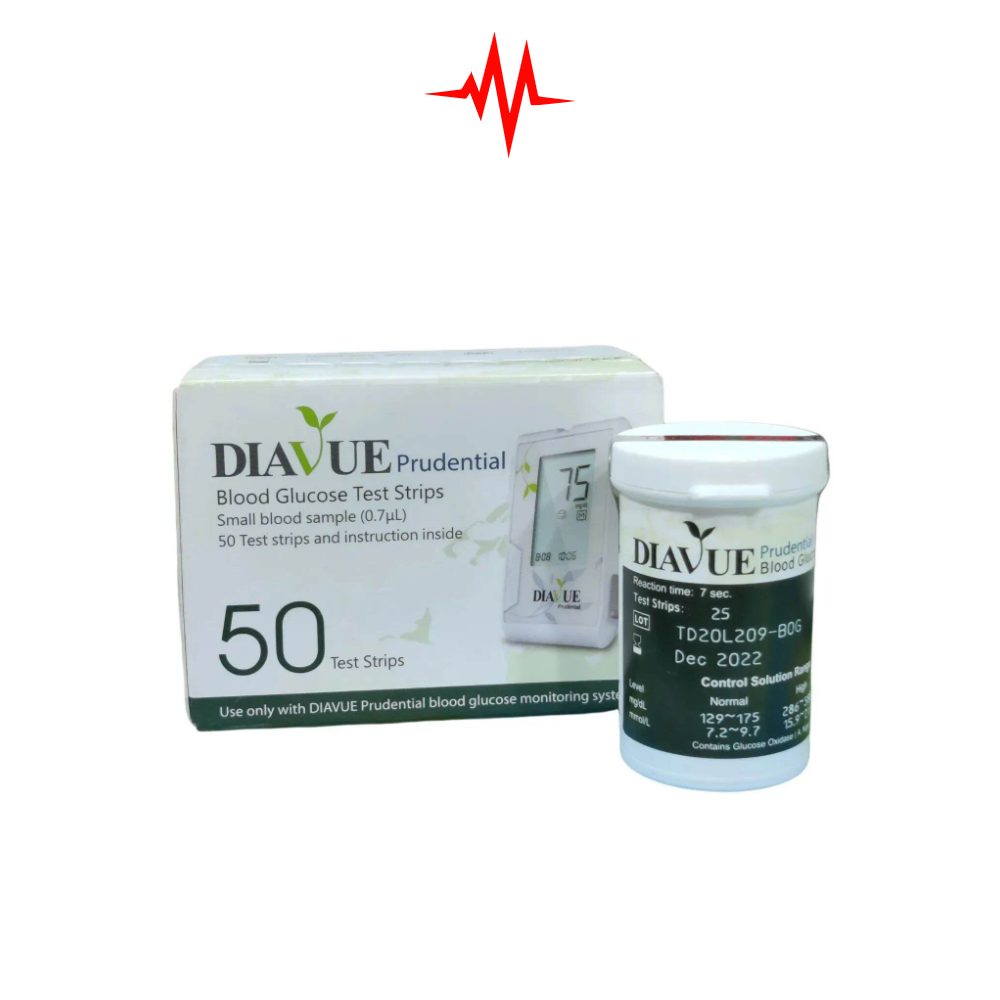 Precision DIAVUE Prudential Glucose Test Strip – 50 pcs