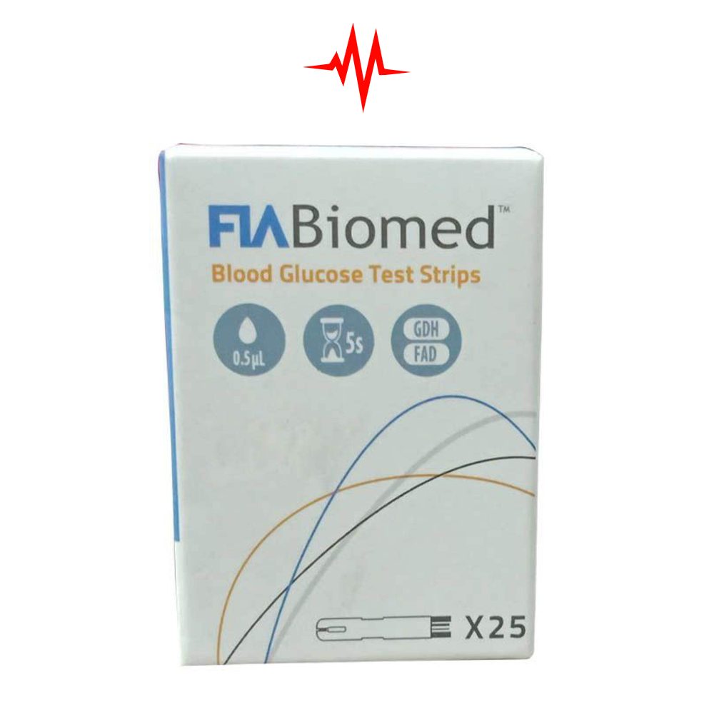Precision FIA Biomed Blood glucose test 25 Strips