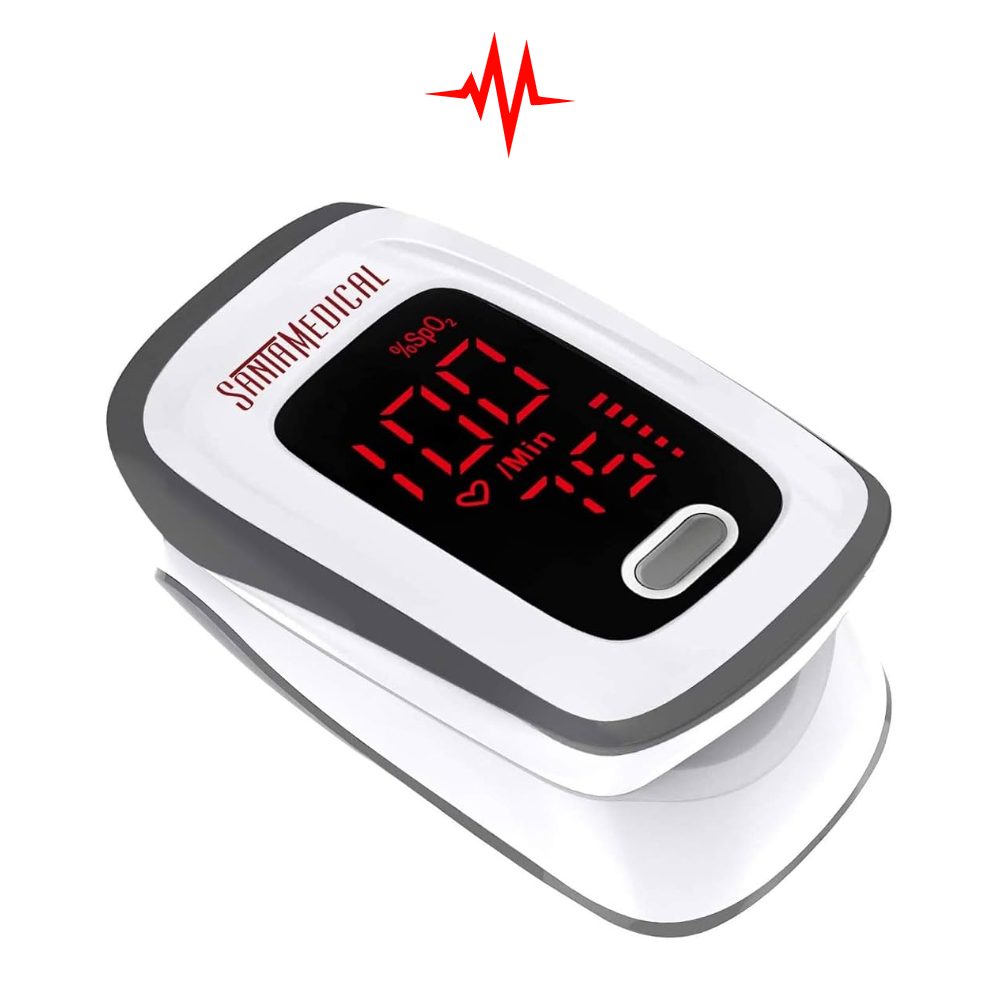 Fingertip Pulse Oximeter- Blood Oxygen SpO2 Saturation Digital BP Machine Kit