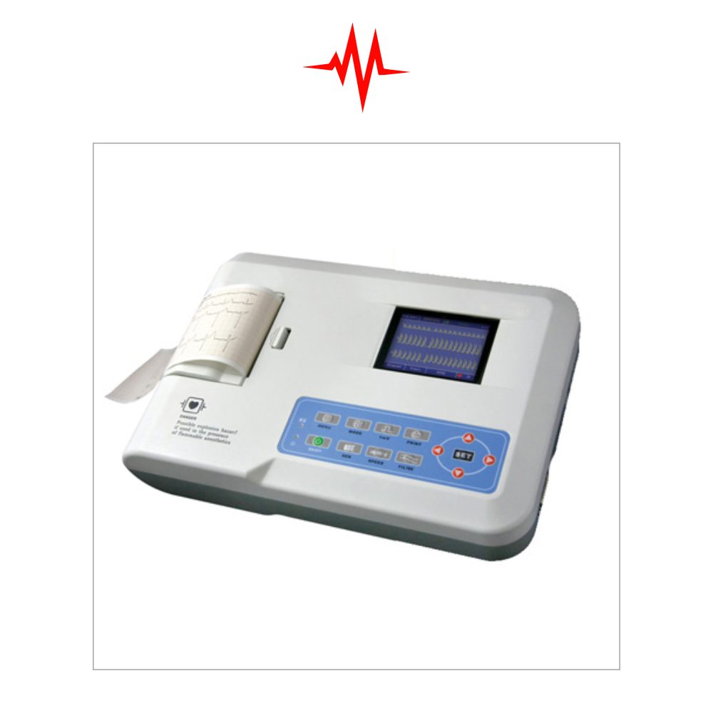Precision Fukuda Cardisuny C120 3-Channel ECG Machine