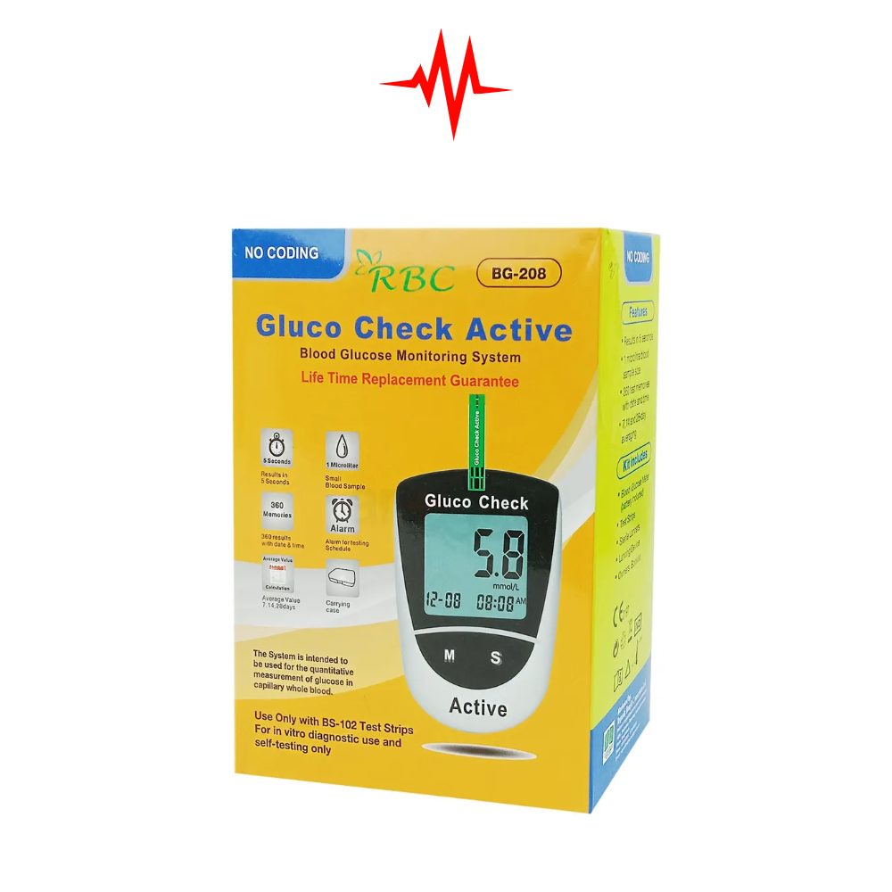 Precision Gluco Check Active Blood Glucose Meter