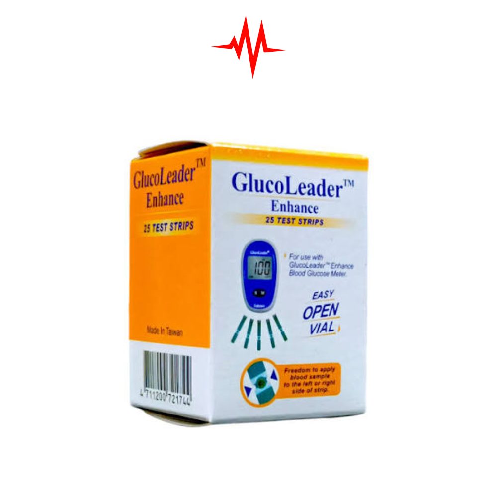 Precision Glucoleader Enhance Blue Test Strips – 50pcs