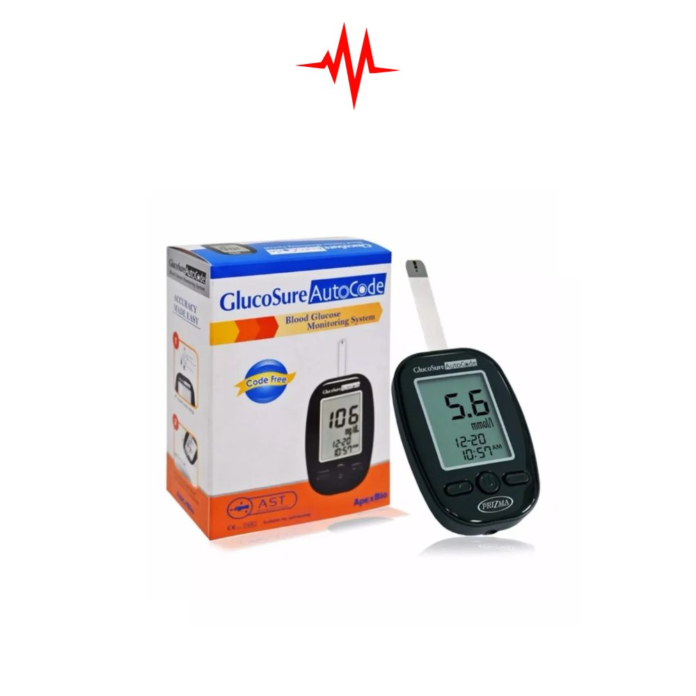 GLUCOSURE Autocode Glucose Test Digital BP Machine Kit