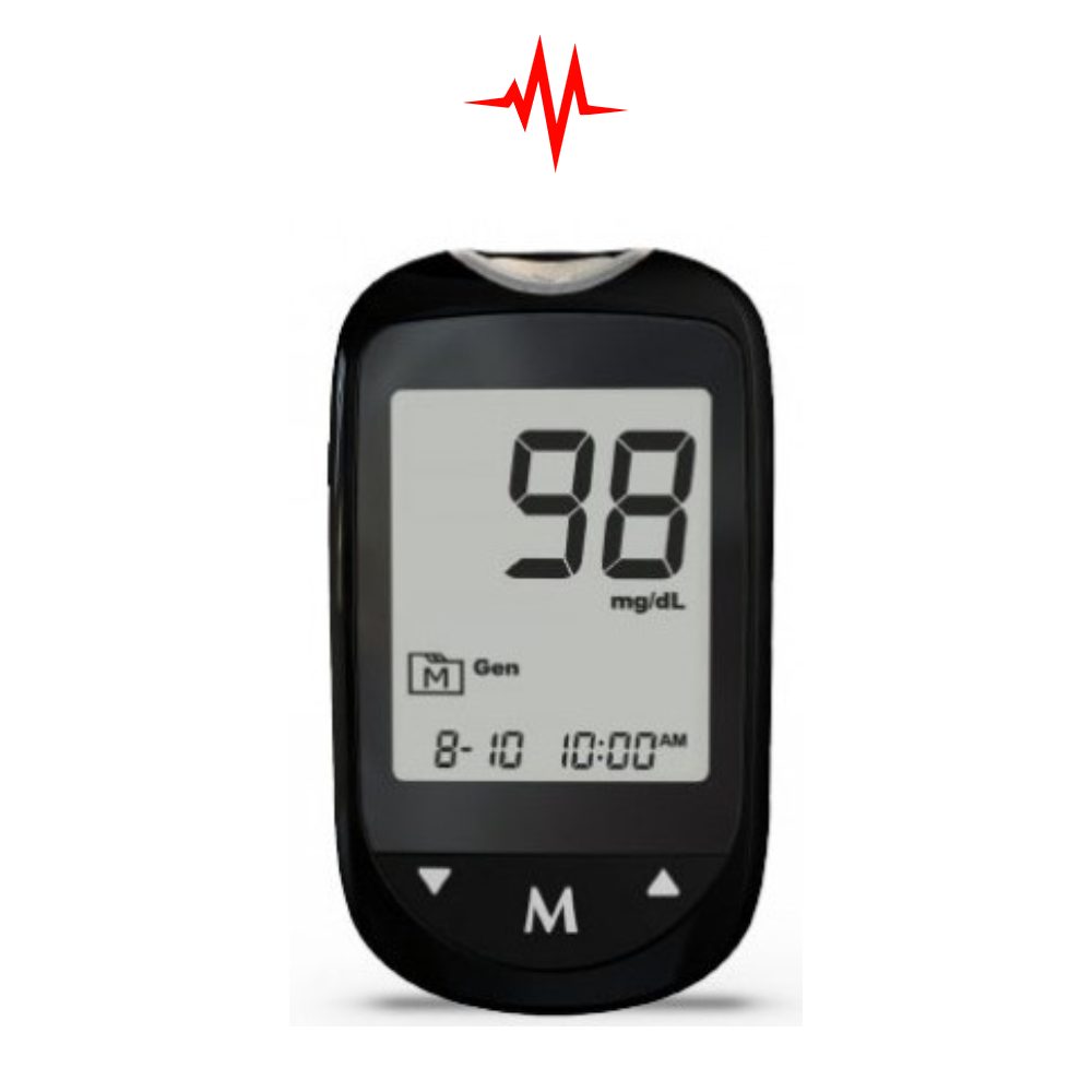 GlucoX Blood Glucose Digital BP Machine Kiting System