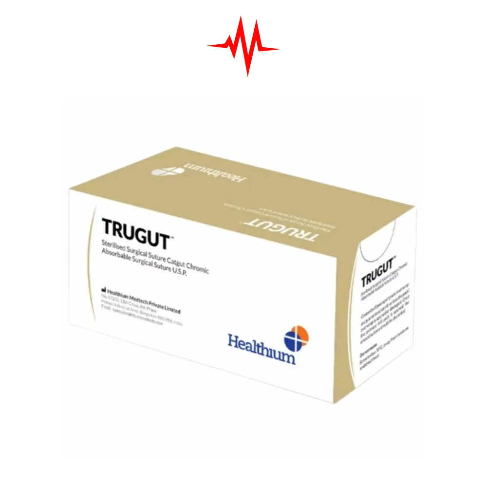 Precision Healthium Trugut Chromic Catgut Surgical Suture 2-0