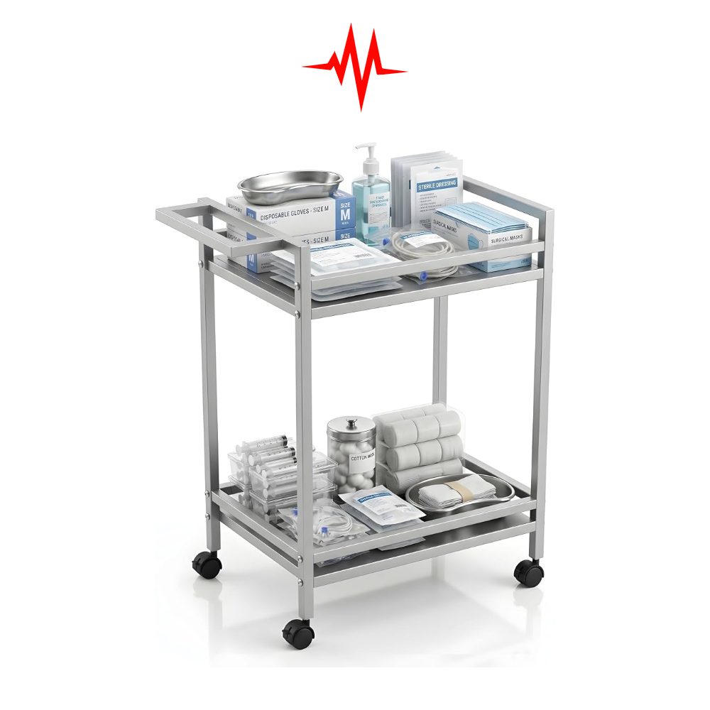 Precision Hospital Medicine 2 Rack Trolley