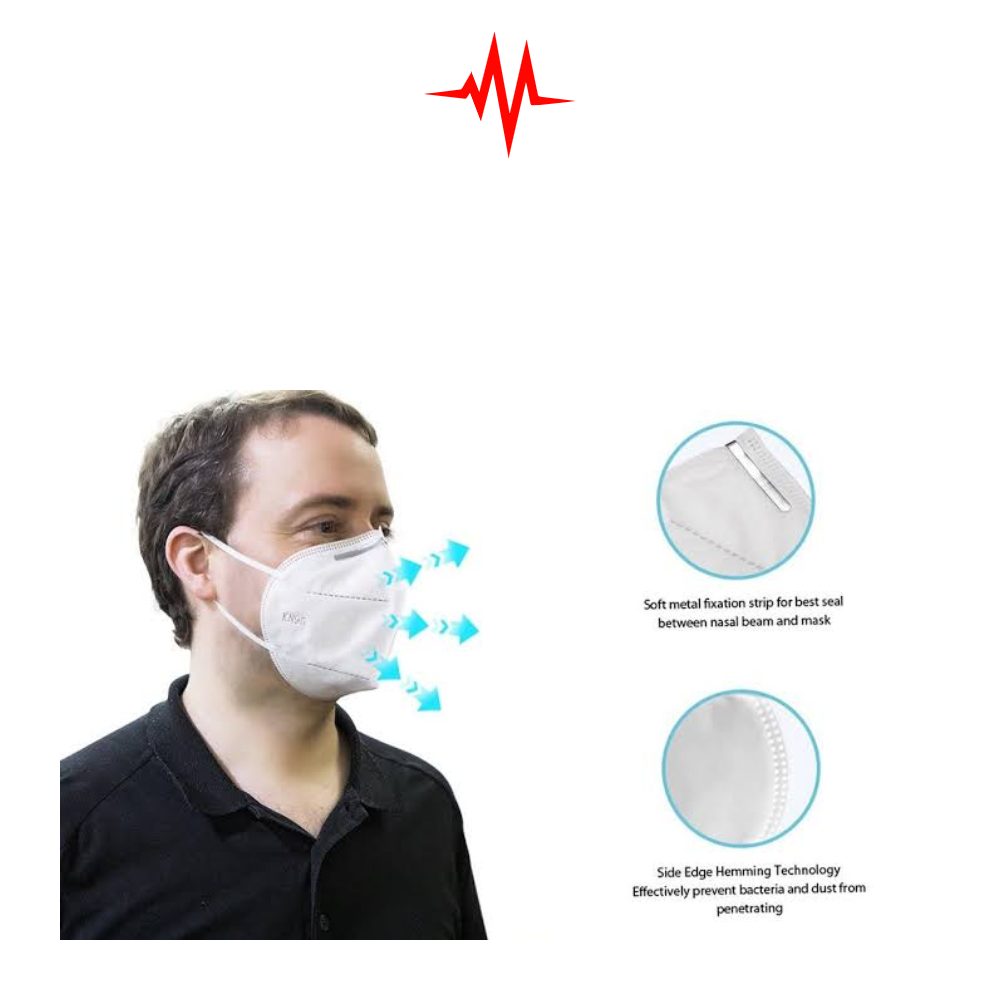 KN95 Adult Disposable Protective Face Mask with CE & FDA Approved 10pc box