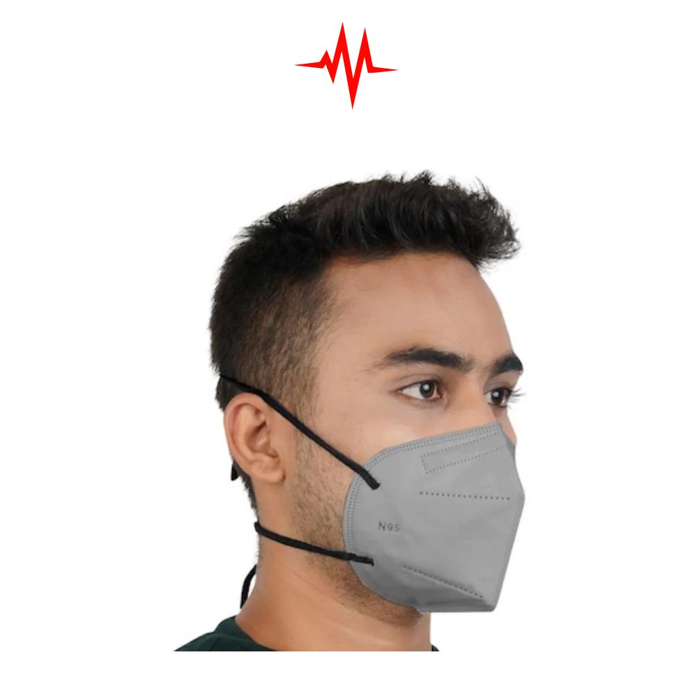 KN95 Face Mask with Elastic Ear Loop Surgical Respirator Mask