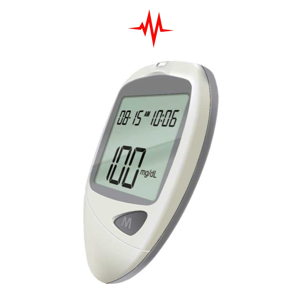 Ok Match II Blood Glucose Digital BP Machine Kiting System
