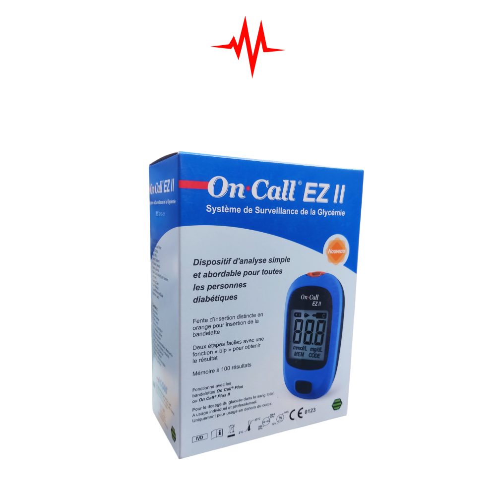 On Call EZ II-Blood Glucose Digital BP Machine Kiting System