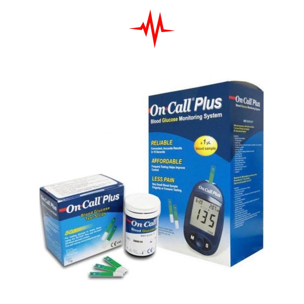 On Call Plus Blood Glucose Digital BP Machine Kiting System