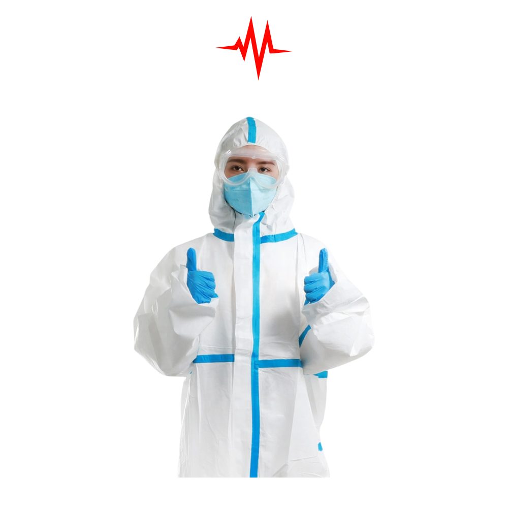 Precision Personal Protective Equipment (PPE)- Washable Taffeta Fabric Medical Protective Clothing With Hood