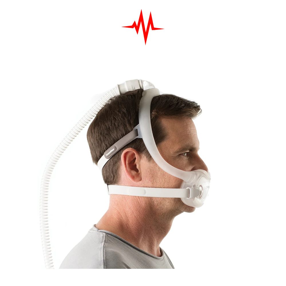 Precision Philips DreamWear Nasal CPAP Mask with Headgear silicone frame so you can sleep comfortably
