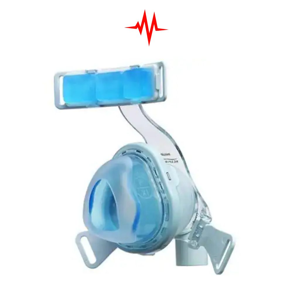 Precision Philips True Blue Gel Nasal CPAP Mask Designed to deliver a higher degree of comfort and stability Including freedom of movement with minimal adjustments