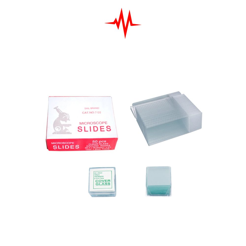 Precision Plain Microscope Glass Slide for Laboratory – 72pcs box