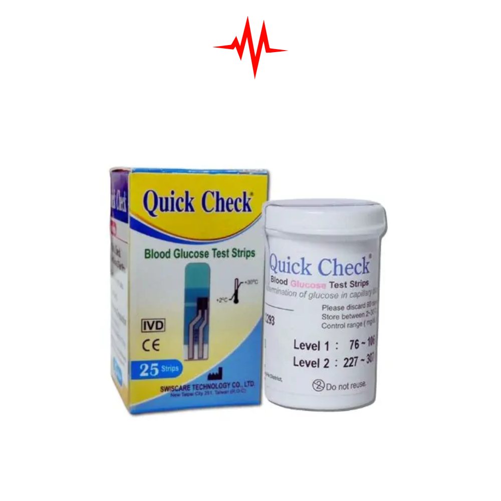 Precision Quick Check Glucometer (10 Strip)