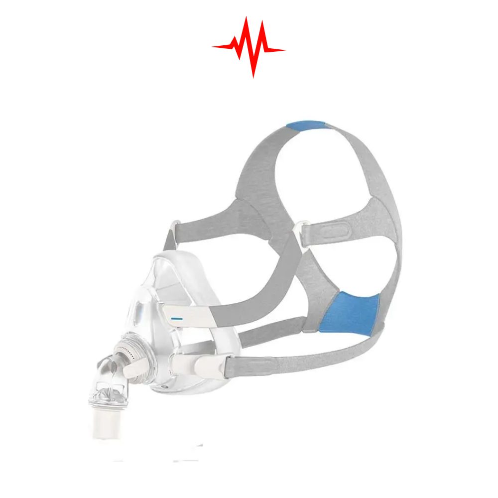 Precision ResMed AirFit F20 Full Face Mask with Headgear delivers a one size fits all mask solution.