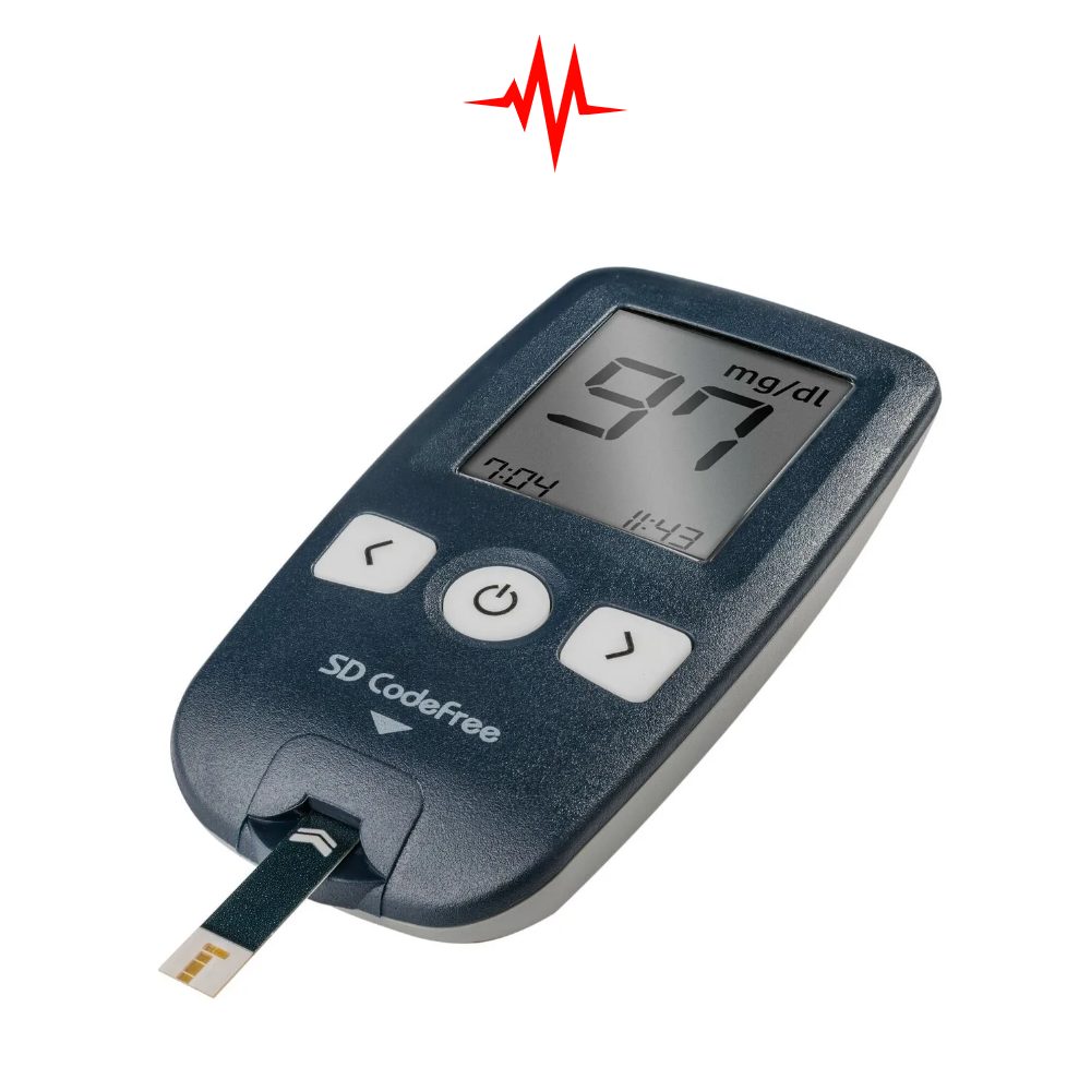 SD Codefree Blood Glucose Digital BP Machine Kit