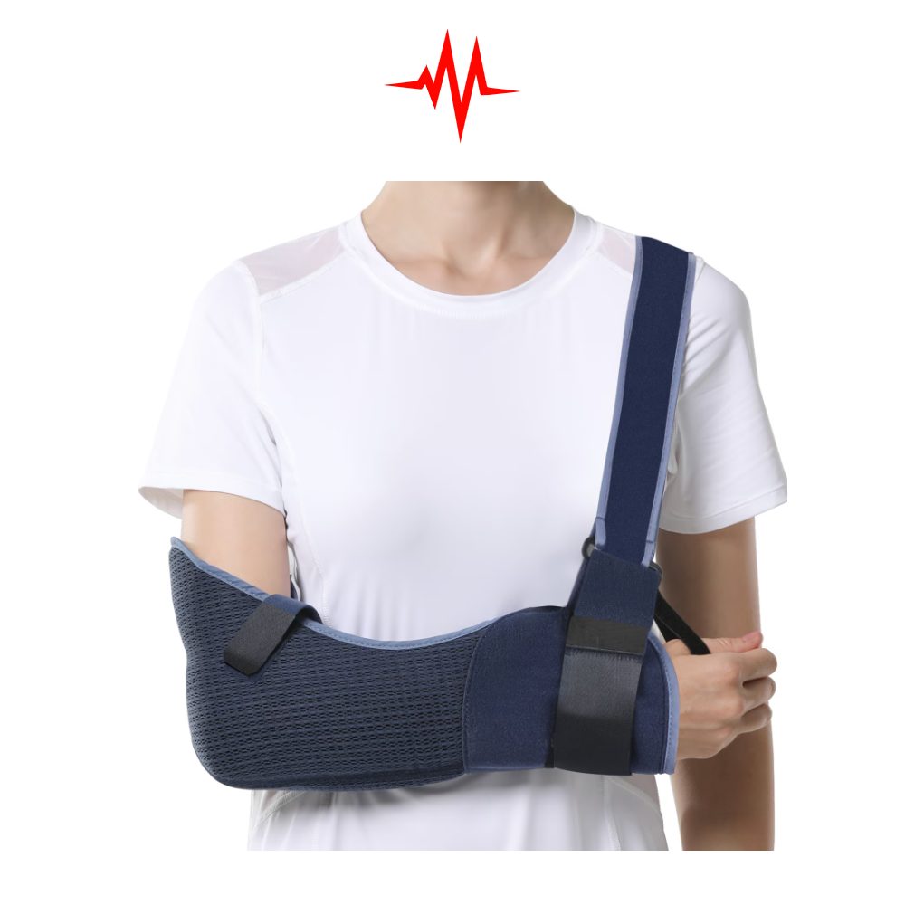 Shoulder arm sling support orthosis brace