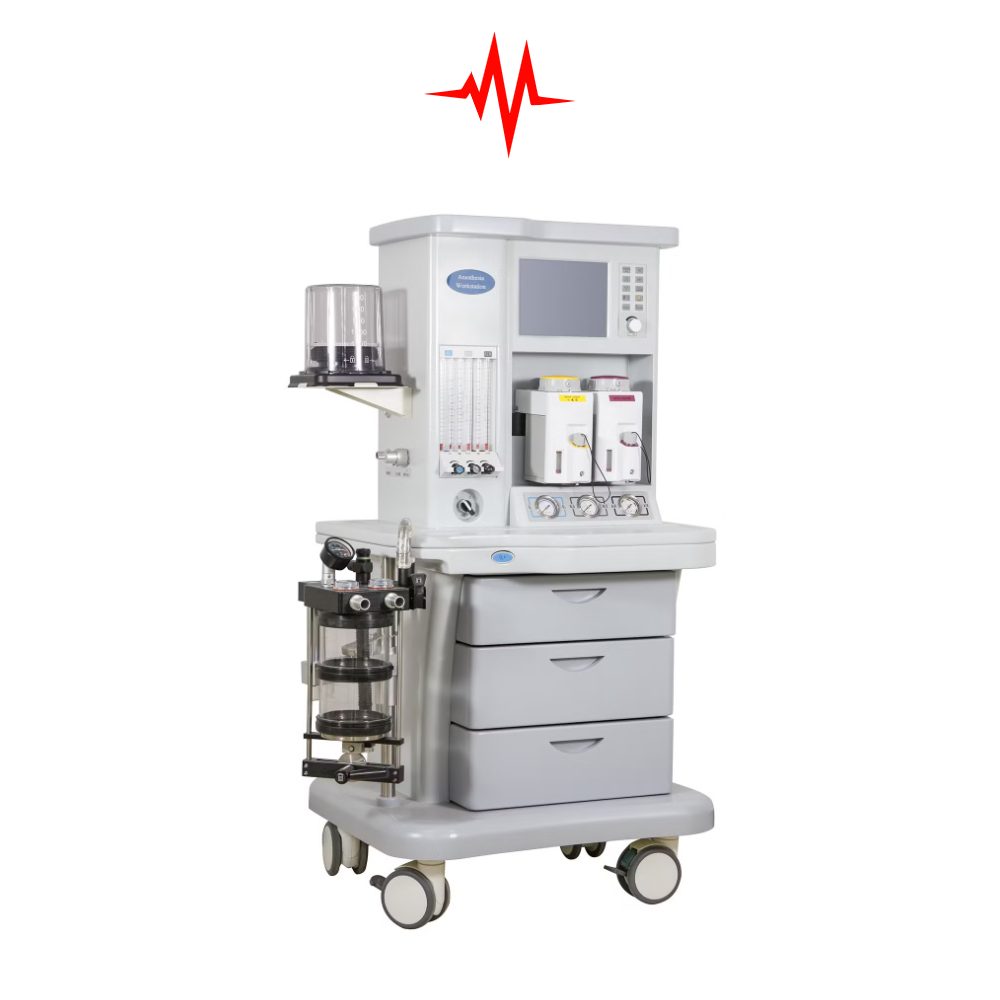 Precision Soft Lander Anesthesia Machine With Isoflurane Vaporizer
