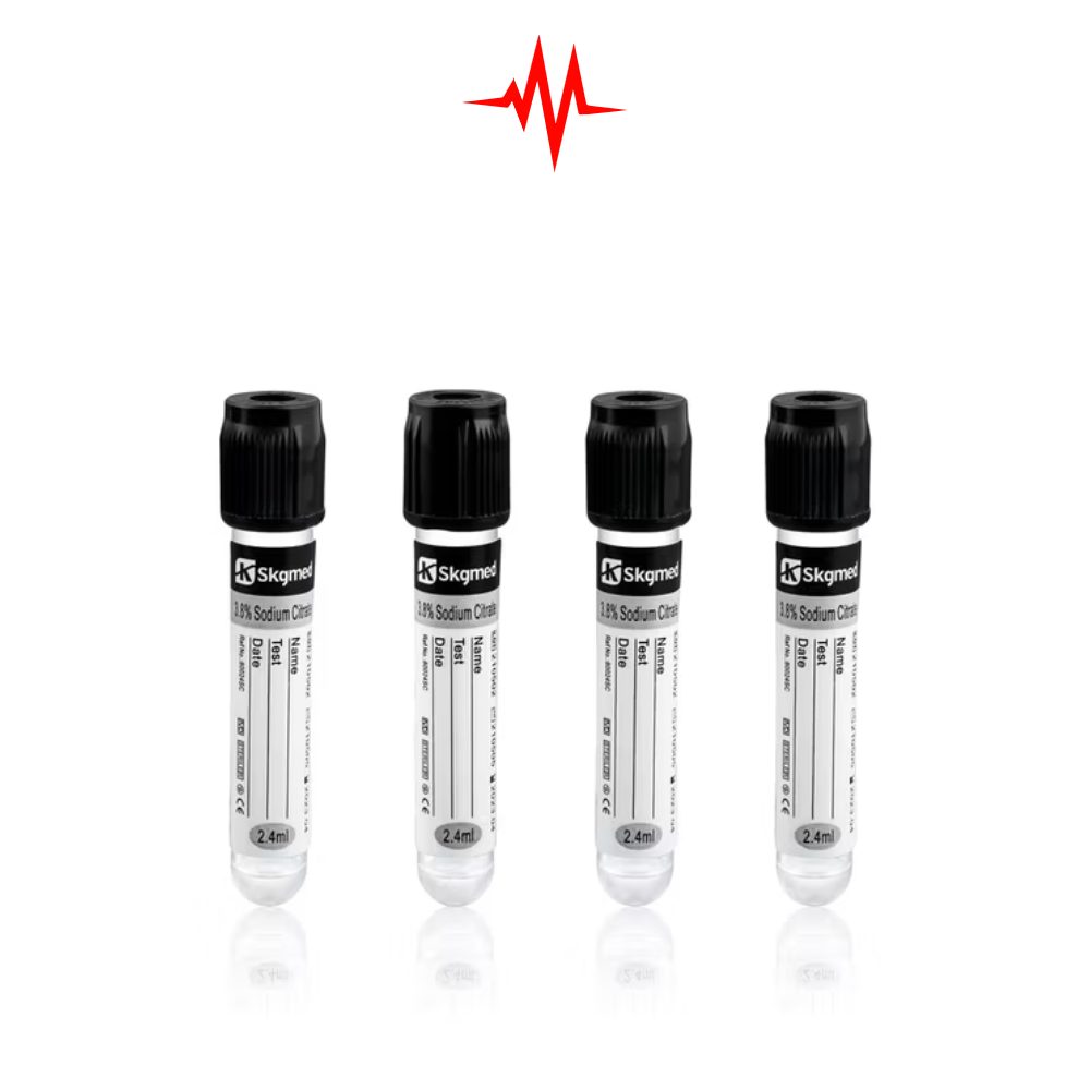 Precision Vacuum Blood Collection ESR Tubes with Sodium Citrate 3.8% – 100pc