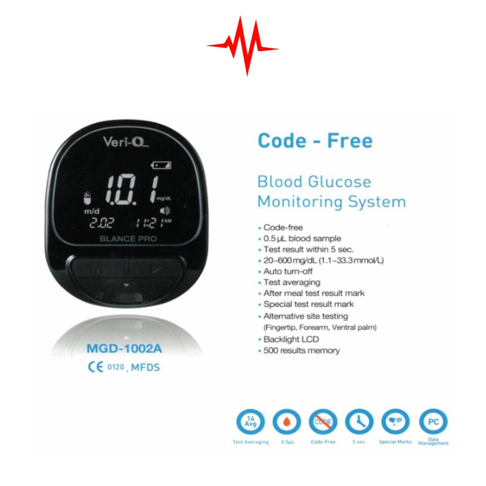 Veri-Q Balance Glucose Digital BP Machine Kiting System