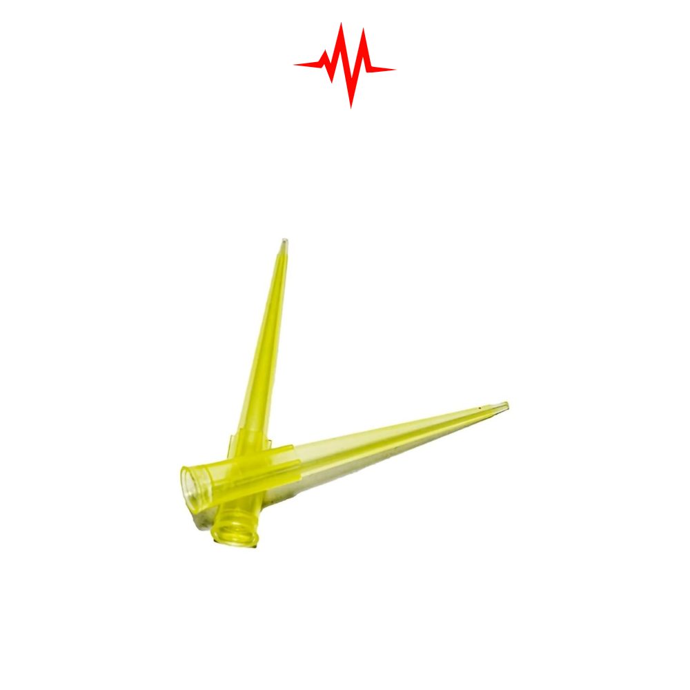 Precision Yellow Tips for Micropipette (200 µL) – High Accuracy & Sterile